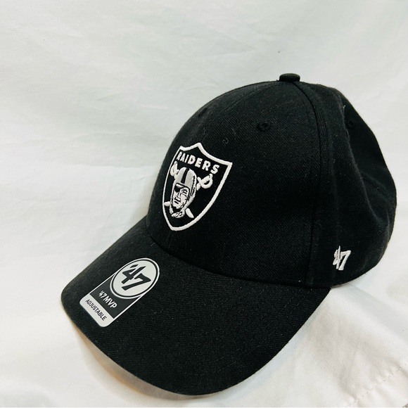 47 Other - NWT Las Vegas Raiders Black Adjustable 47 MVP Dad Hat